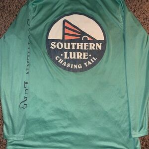 Southern Lure Teal UV Performance Long Sleeve Shirt